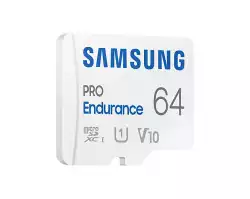 Карта памет Samsung PRO Endurance, microSDHC, UHS-I, 64GB, Адаптер