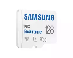 Карта памет Samsung PRO Endurance, microSDXC, UHS-I, 128GB, Адаптер