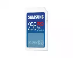 Карта памет Samsung PRO Plus, SD Card, 256GB, Бяла