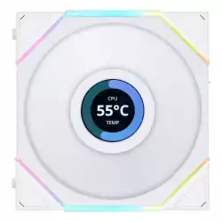 Комплект 3 броя Вентилатор Lian Li UNI FAN TL LCD 120mm - White