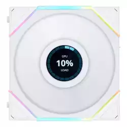 Комплект 3 броя Вентилатор Lian Li UNI FAN TL Reverse LCD 120mm - White