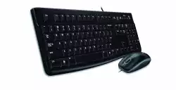 Kомплект клавиатура с мишка Logitech MK120, Черна