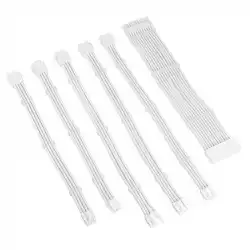 Комплект оплетени кабели Kolink Core, White