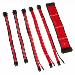 Комплект оплетени кабели Kolink Core, Red