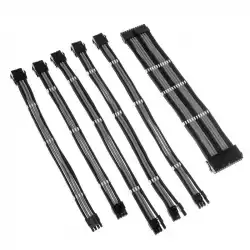 Комплект оплетени кабели Kolink Core, Black/Grey