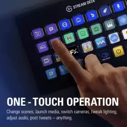 Контролер Elgato Stream Deck, 32 LCD бутона, черен