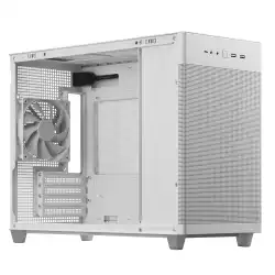 Кутия ASUS PRIME AP201 Mesh, MicroATX, Бяла