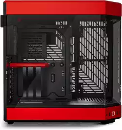 Кутия HYTE Y60 Tempered Glass, Mid-Tower, Черно и Червено