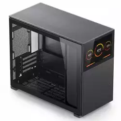 Кутия Jonsbo D31 Screen TG, mATX, Черна