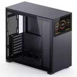 Кутия Jonsbo D41 Screen TG, mATX, Черна