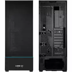 Кутия Lian-Li SUP01X Mid-Tower, Tempered Glass, Черна