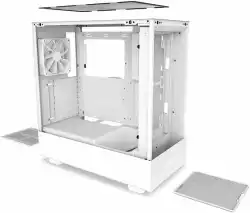 Кутия NZXT H5 Flow Matte White, Mid-Tower
