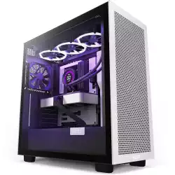 Кутия NZXT H7 Flow Matte Black & White