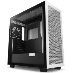 Кутия NZXT H7 Flow Matte Black & White