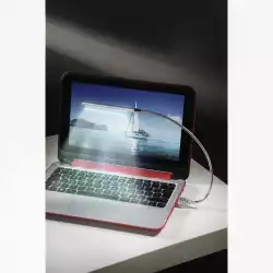 Лампа за лаптоп HAMA Swan Neck, USB, Димираша, 10 LED, Тъч сензор