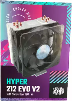 Охладител за процесор Cooler Master Hyper 212 EVO V2 LGA1700, AMD/INTEL