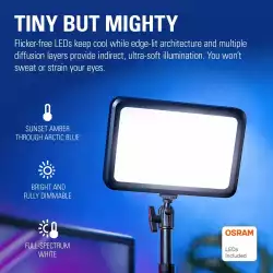 Осветление за стрийм Elgato Key Light Mini, 800 lm, Черен