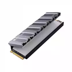Пасивен охладител Jonsbo M.2-5 SSD, оребрен, Сив