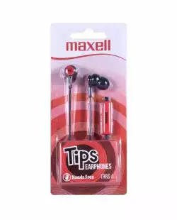 Слушалки тапи с микрофон MAXELL IN-TIPS RED