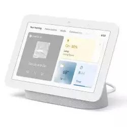 Смарт тонколона Google Nest Hub 2nd gen, Сензорен екран, Гласов асистент, Бяла