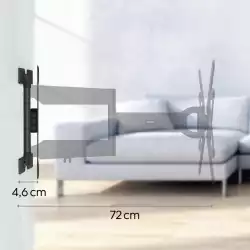 Стенна стойка за OLED TV FULLMOTION, 165 см (65"), 220853