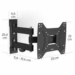 Стенна стойка за TV, Fullmotion, 122 cm (48"), 220822