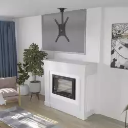Стойка за таван HAMA TV, регулируемa, 165 см (65"), 220877