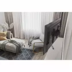 Стойка за таван Hama TV, въртяща се, накланяща се, 165 см (65") до 50 кг, 220878