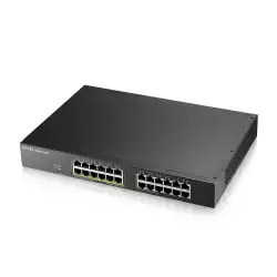 Суич ZyXEL GS1915-24EP, 24-портов, Gigabit, Управляем, Монтаж в шкаф, PoE