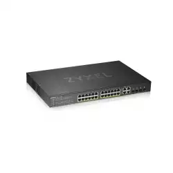 Суич ZYXEL GS1920-24HPV2, 24 портов Gigabit Smart-Managed PoE, за монтаж в шкаф