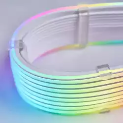 Удължителен RGB кабел Lian-Li Strimer Plus V2, 16-Pin 12VHPWR към 3x8-Pin за RTX 40-та серия, 108 LED