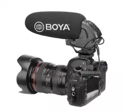 Универсален видео микрофон BOYA BY-BM3031, тип пушка, XLR