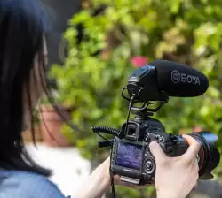 Универсален видео микрофон BOYA BY-BM3032, тип пушка, XLR