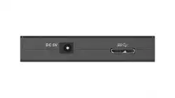 USB хъб D-Link DUB-1340/E, Със захранване, USB 3.0, Черен