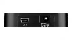 USB хъб D-Link DUB-H4/E със захранване, 4-порта, USB 2.0, Черен