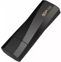 USB памет SILICON POWER Blaze B07, 16GB, USB 3.2, Черна