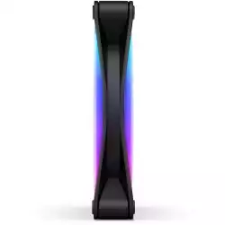 Вентилатор NZXT F140 RGB Duo, Черен