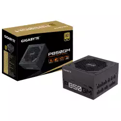 Захранващ блок Gigabyte P850GM, 850W, 80+ GOLD, Modular