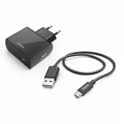 Зарядно у-во с кабел micro USB/220V, 2.4A, 201622