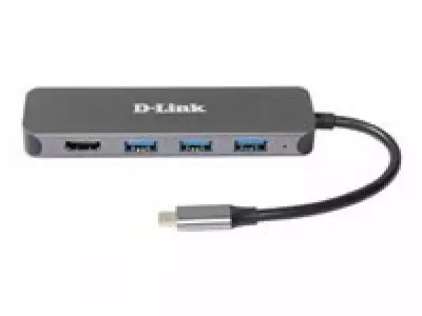 D-Link 5-in-1 USB-C Hub with HDMI/Power Delivery