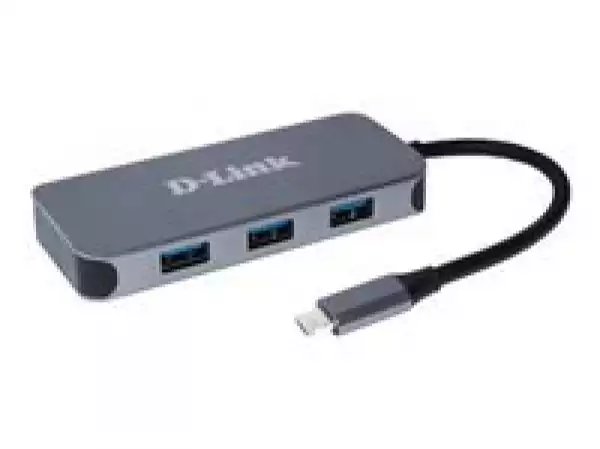 D-Link 6-in-1 USB-C Hub with HDMI/Gigabit Ethernet/Power Delivery