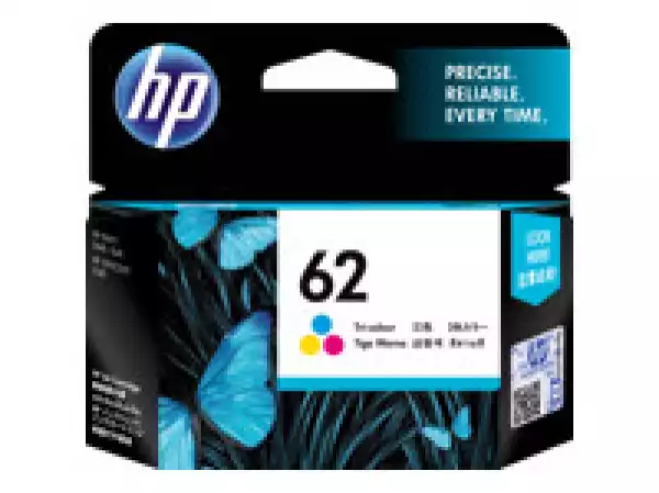 HP 62 original Tri-color Ink cartridge C2P06AE 301 Blister