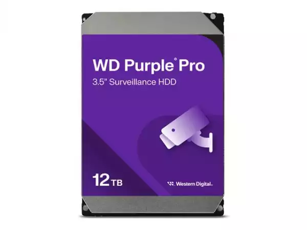 HDD AV WD Purple Pro (3.5'', 12TB, 256MB, 7200 RPM, SATA 6 Gb/s)