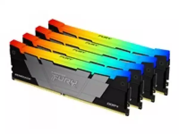 KINGSTON 32GB 3200MT/s DDR4 CL16 DIMM Kit of 4 FURY Renegade RGB