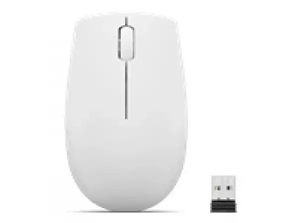 LENOVO 300 Wireless Compact Mouse Cloud Grey with battery