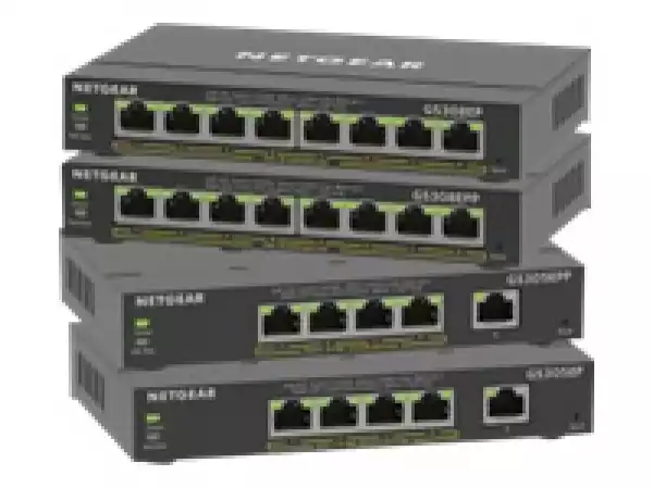 NETGEAR 8PT GE Plus Switch W/POE+