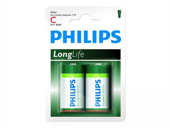 PHILIPS battery longlife C 2TK/PK