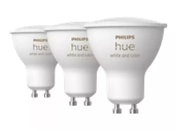 PHILIPS HueWCA 4.3W GU10 3pcs bulb