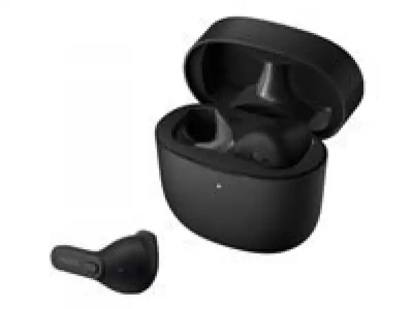 PHILIPS True Wireless Earbuds IPX4 Make calls using a single earbud Up to 18 hours play time black