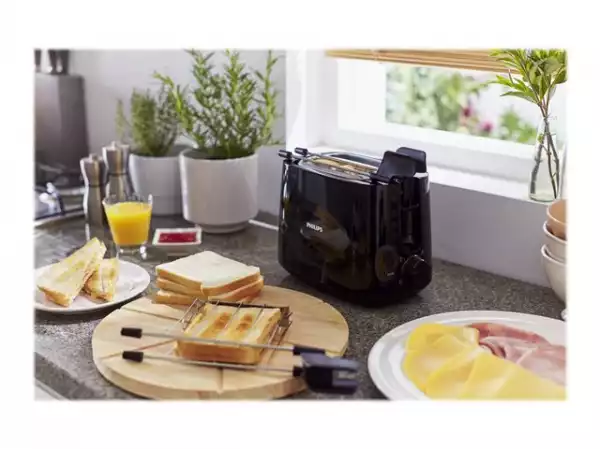 PHILIPS Viva Collection Toaster black